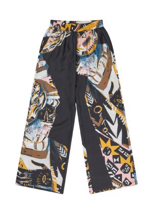Munthe Arum Silkebukser - Black