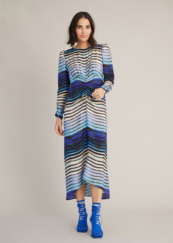 Munthe Downy Kjole - Blue