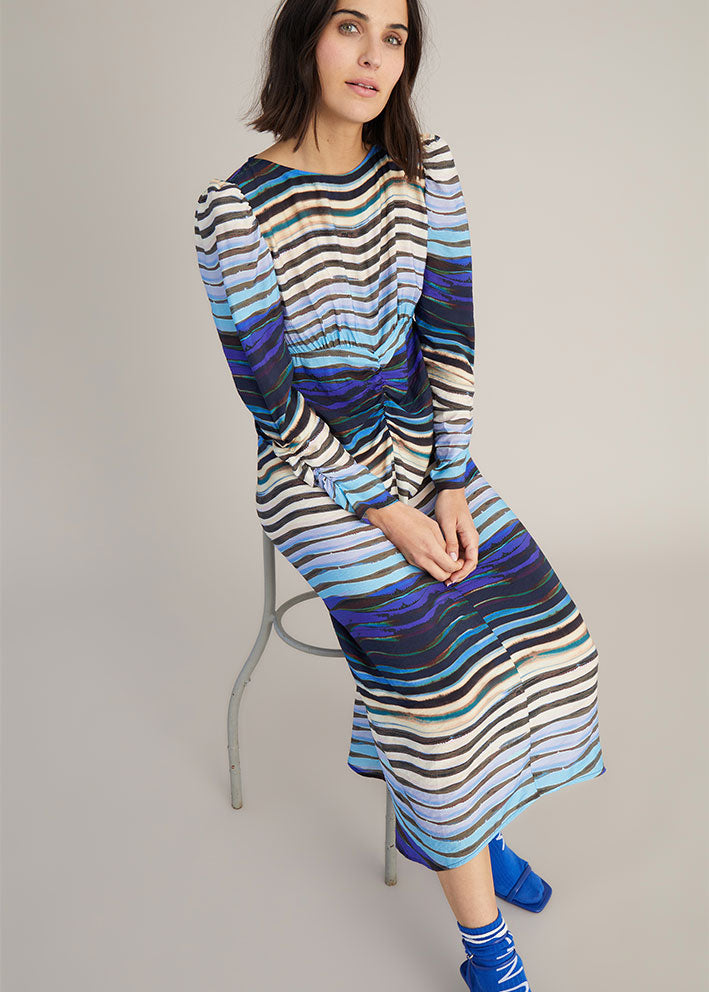 Munthe Downy Kjole - Blue
