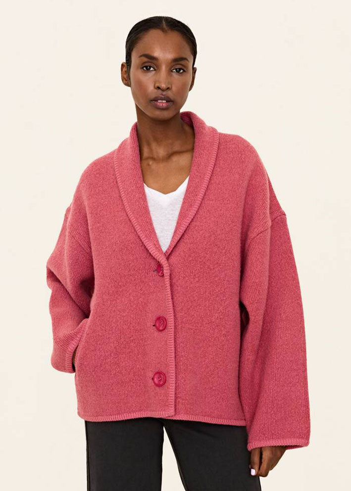 Odd Molly Wool Rose Jacket - Dusted Rouge