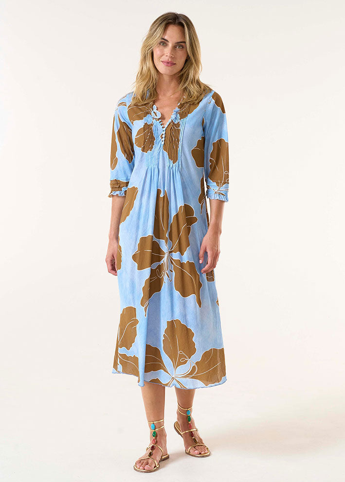 One Season Long Poppy Kjole - Cadaques Powder