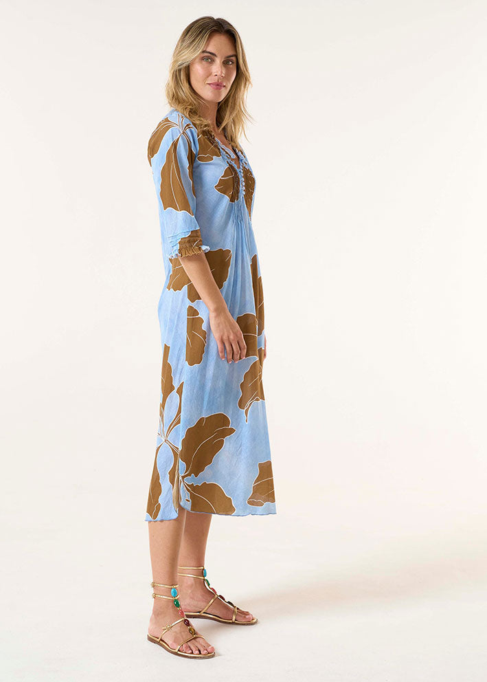 One Season Long Poppy Kjole - Cadaques Powder
