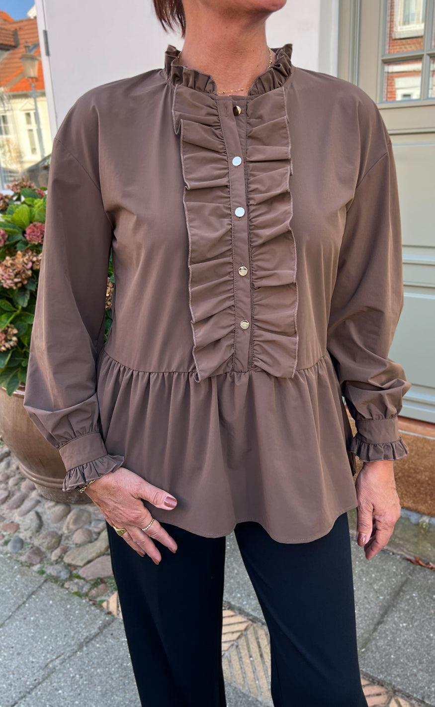 Say INA Copenhagen Bluse - Frida - Dark Brown
