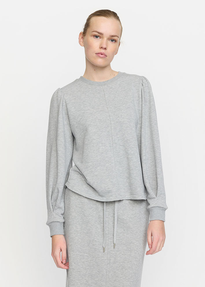 Soft Rebels Rowen Sweatshirt SR225-303 Light Grey Melange