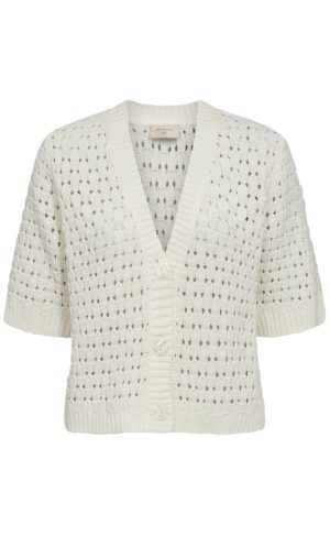 Freequent Cardigan - Flotta - Star Off-White