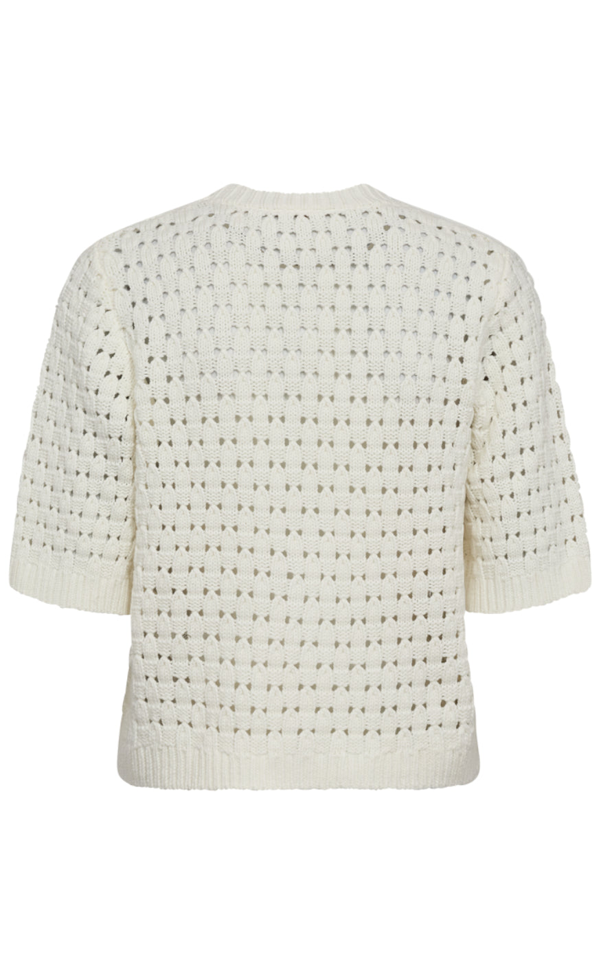 Freequent Cardigan - Flotta - Star Off-White