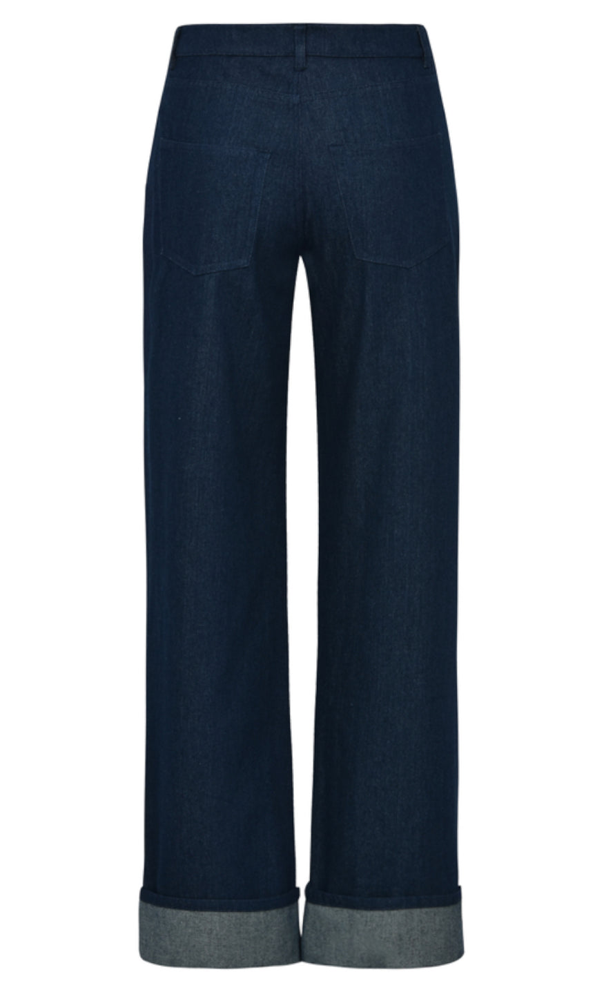 Global Funk Jeans - Cadian Fo-G - Dark Unwashed Denim Online salg