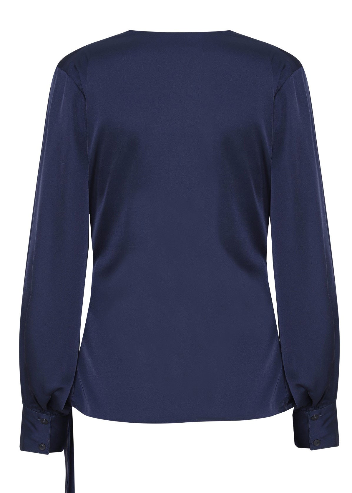Karmamia Ines Blouse - Slå-om-bluse - Navy