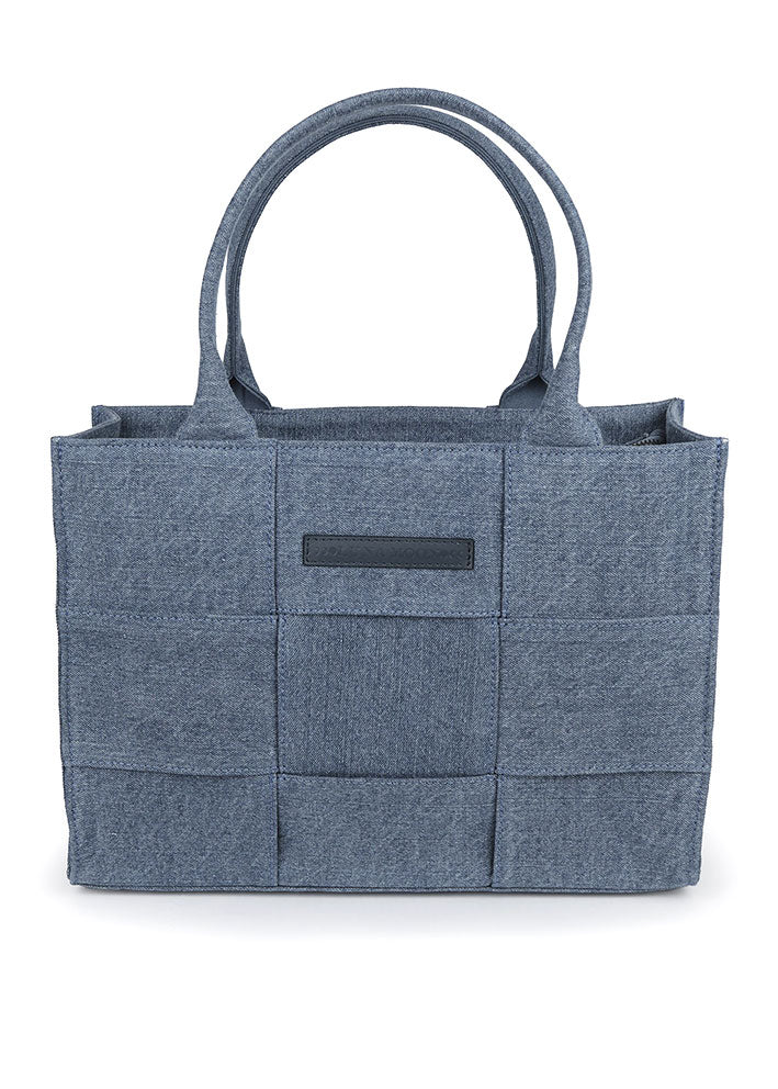 Luna Moon Camden Cervino Mid Tote - Denim Washed