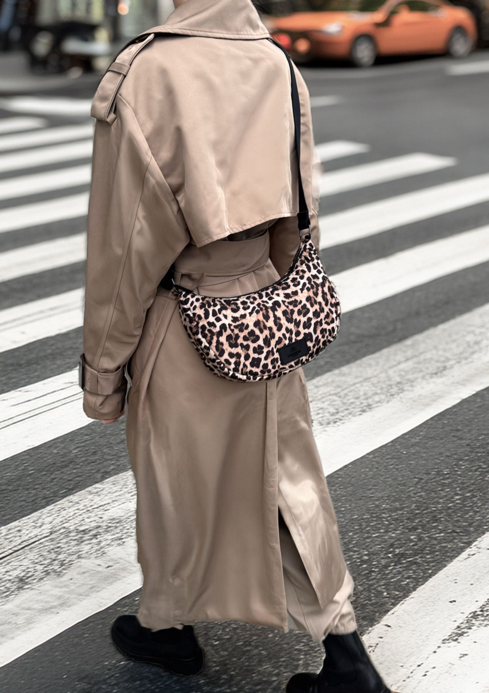 Markberg Drop Crossbody Taske - Recycled - Leopard Levere
