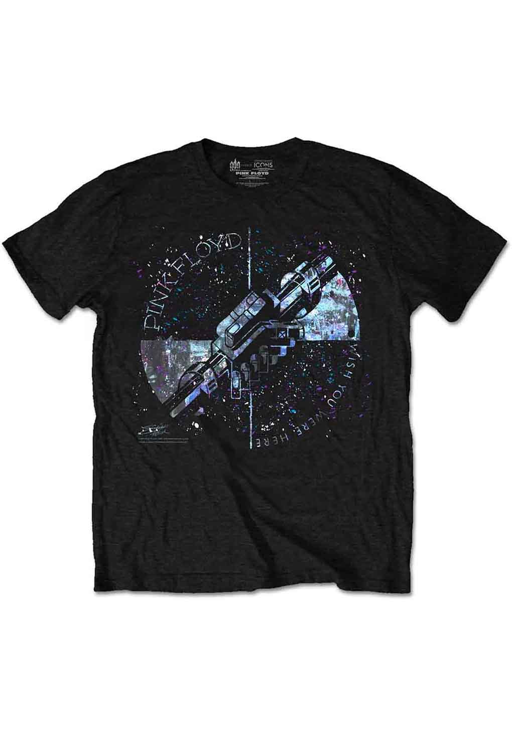 Pink Floyd Machine Greeting Blue T-Shirt