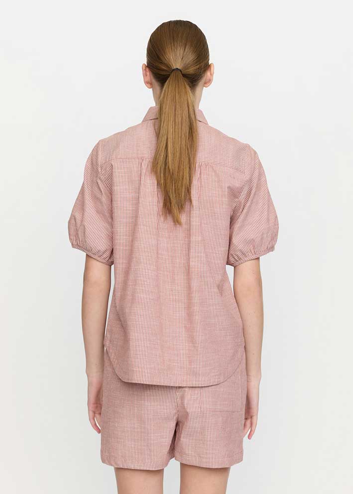 Soft Rebels Ebbi Blouse SR325-707 Brandy Brown