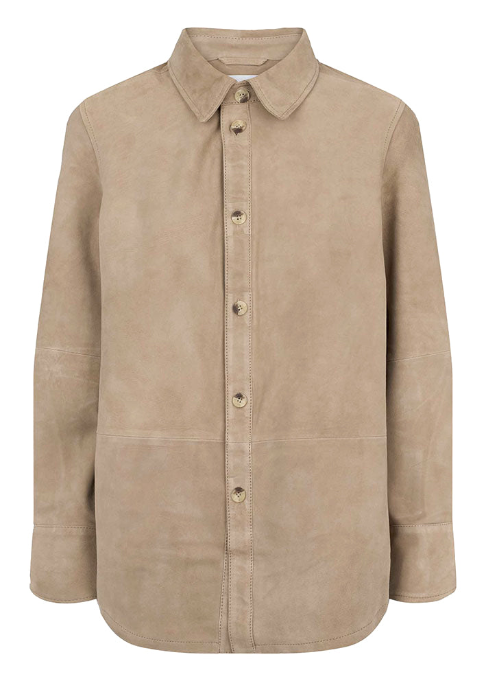 Soft Rebels Pixie Suede Jacket SR225-501 Crockery