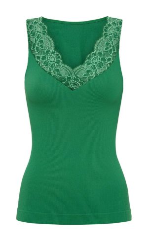 Tim & Simonsen Top - Belen V-lace - Felce (vendbar)
