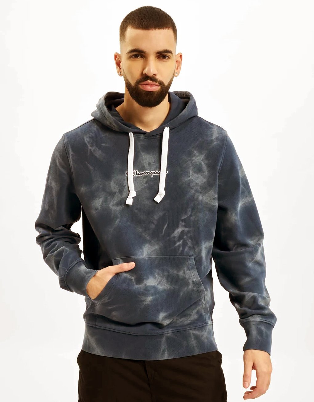 Champion Tie Dye Terry Hoodie Online salg