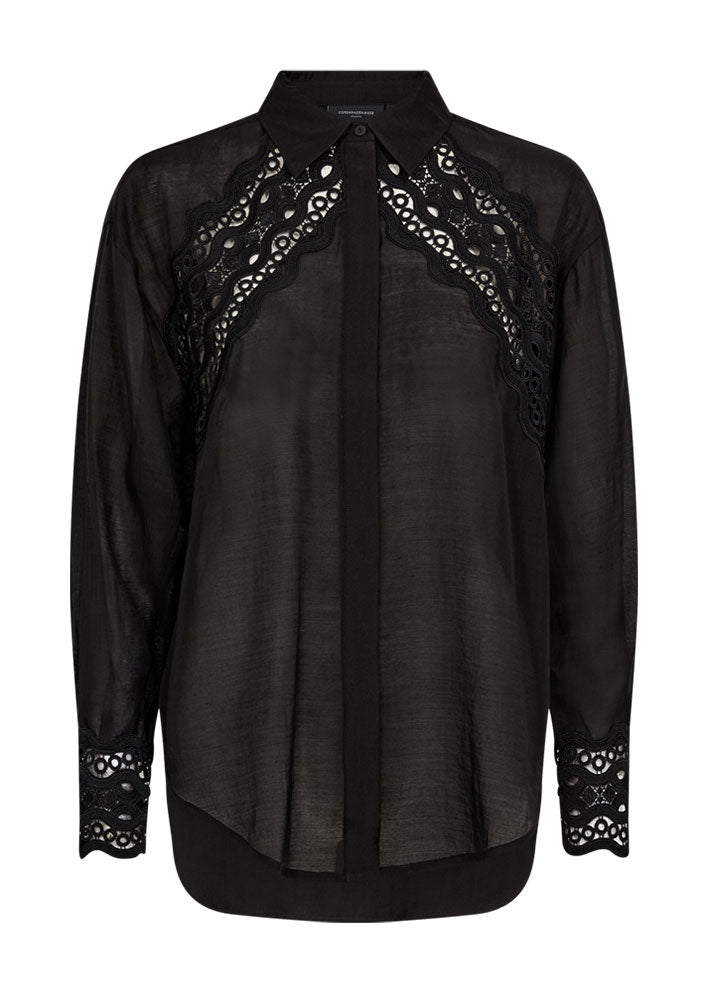 Copenhagen Muse Molly Skjorte 205247 Black