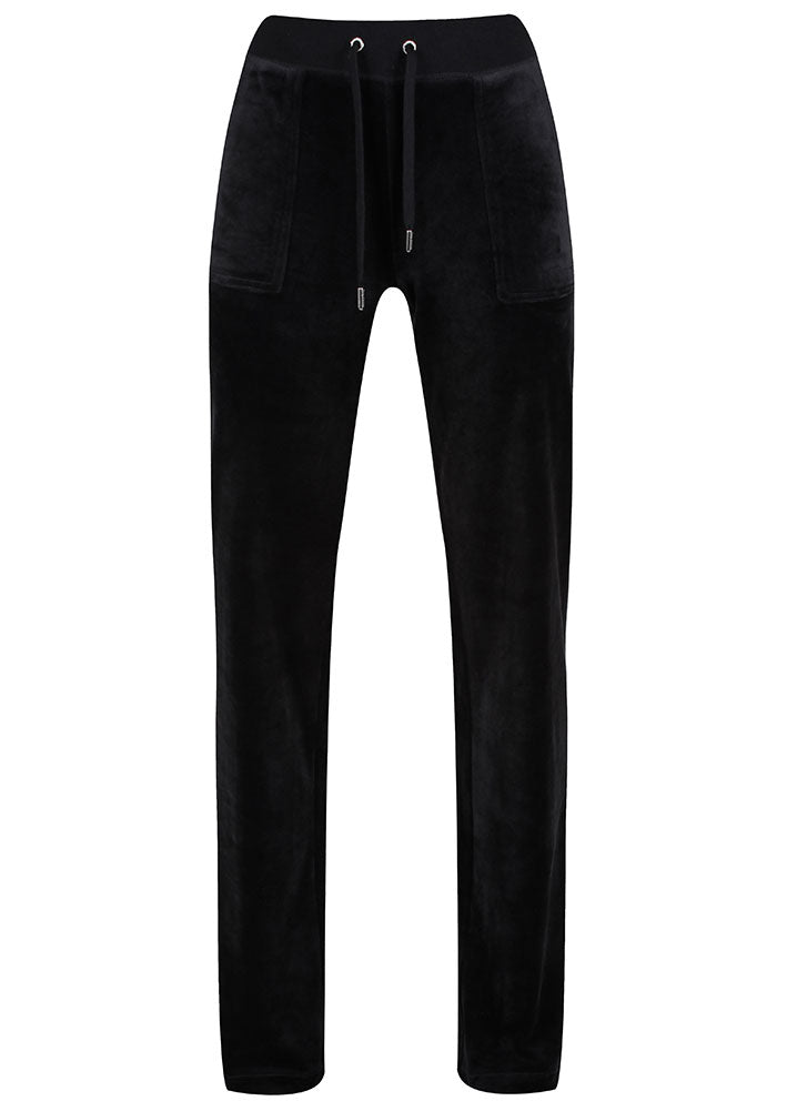 Juicy Couture Del Ray Classic Velour Bukser - black