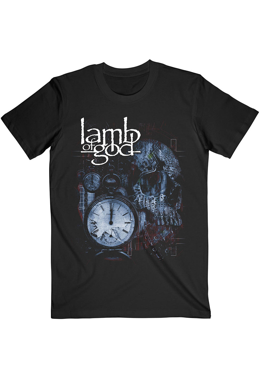 Lamb Of God Circuitry Skull Recolour T-Shirt