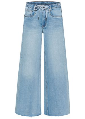 My Essential Wardrobe Dango XWide Jeans - Light Blue Retro Wash