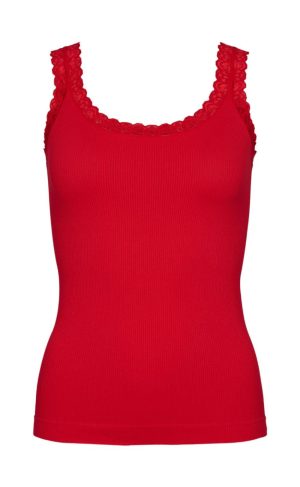 Tim & Simonsen Top - Frida Rib - Rosso
