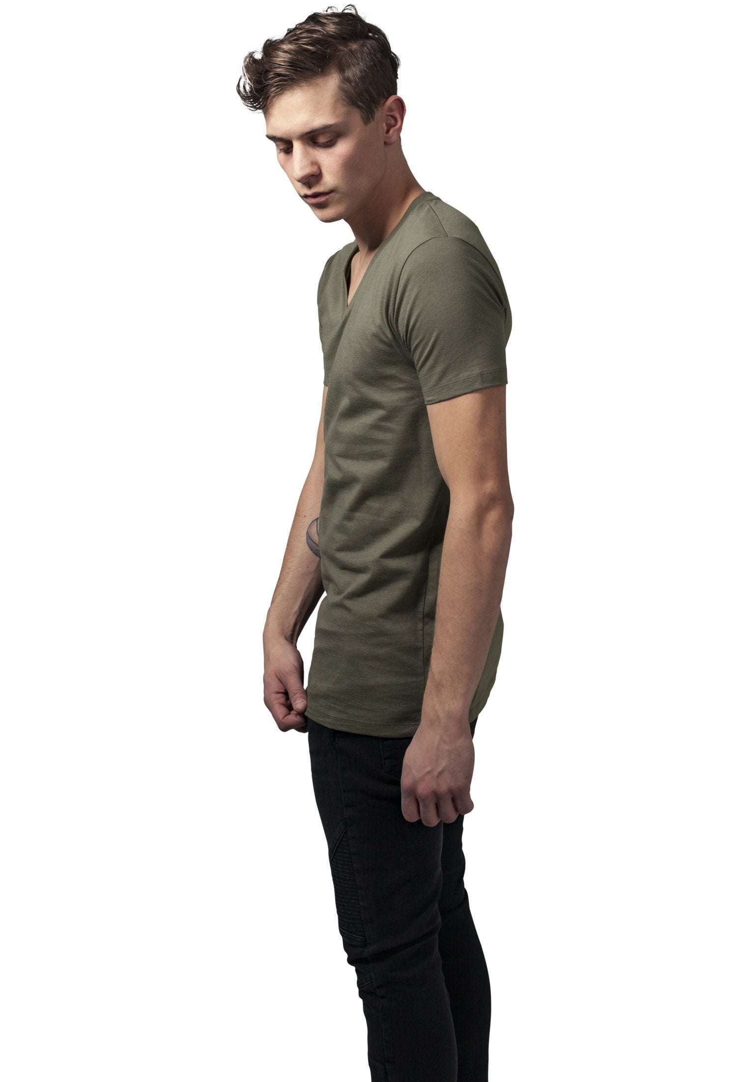 Urban Classics Basic V-Neck Tee Mode