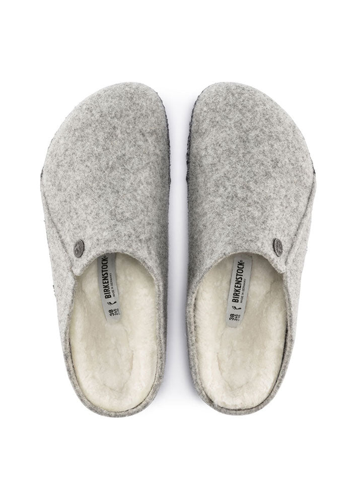 Birkenstock Zermatt Shearling 1015086 Hjemmesko - Light Gray