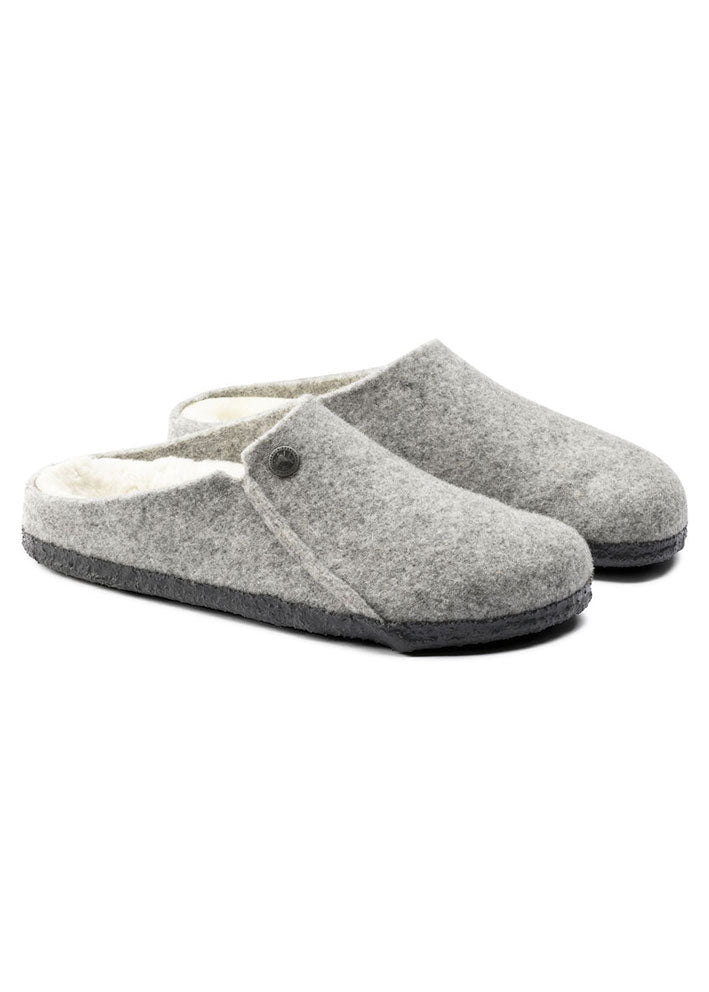 Birkenstock Zermatt Shearling 1015086 Hjemmesko - Light Gray