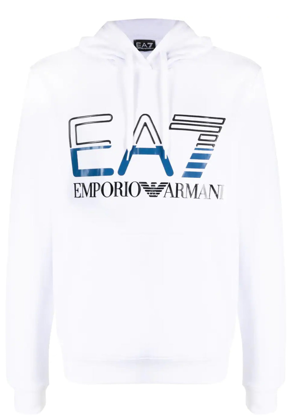 EA7 Cotton-blend hooded Logo Series Hoody