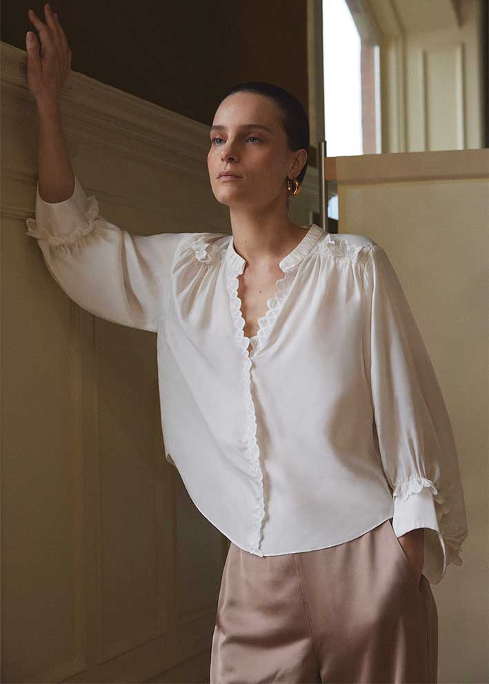 Gustav Sira Bluse 56647 Off White
