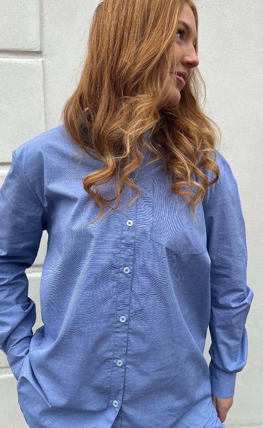 H2O Skjorte - Rønne Essential LS - Blue