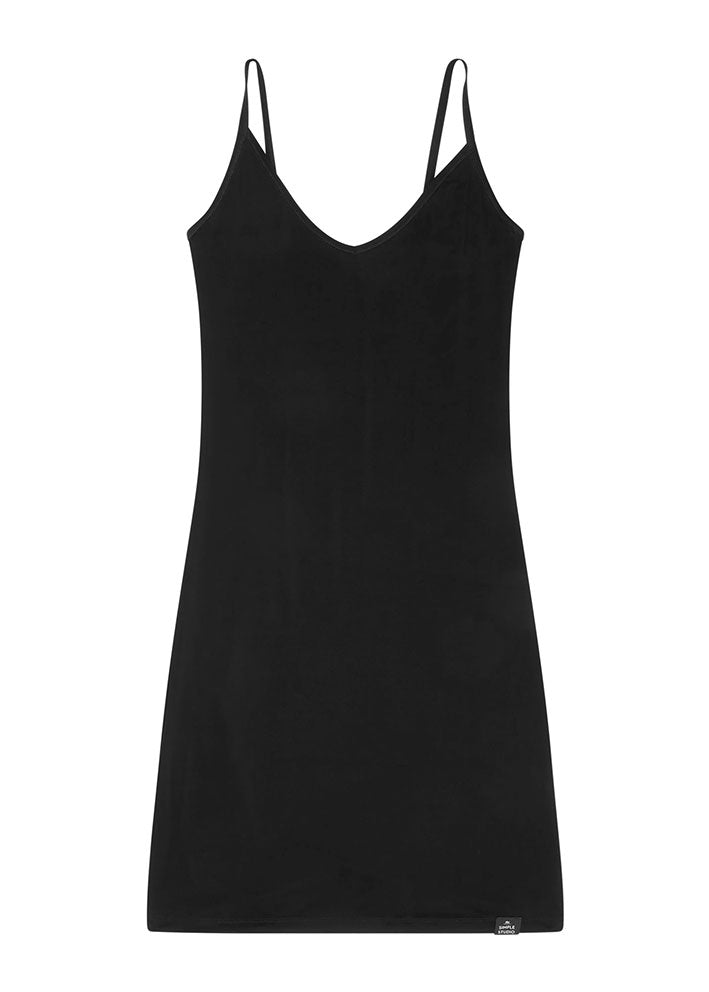 Munthe Sweetheart Slip Dress - Black på udsalg