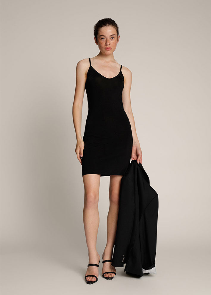 Munthe Sweetheart Slip Dress - Black på udsalg