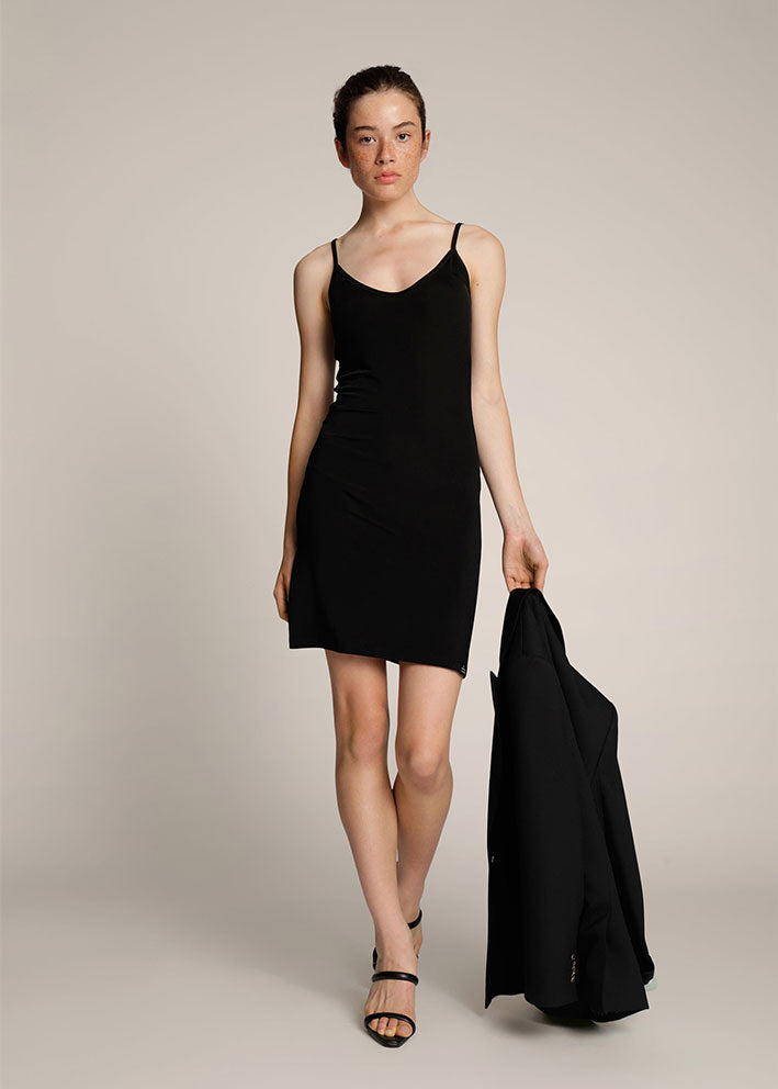 Munthe Sweetheart Slip Dress - Black på udsalg