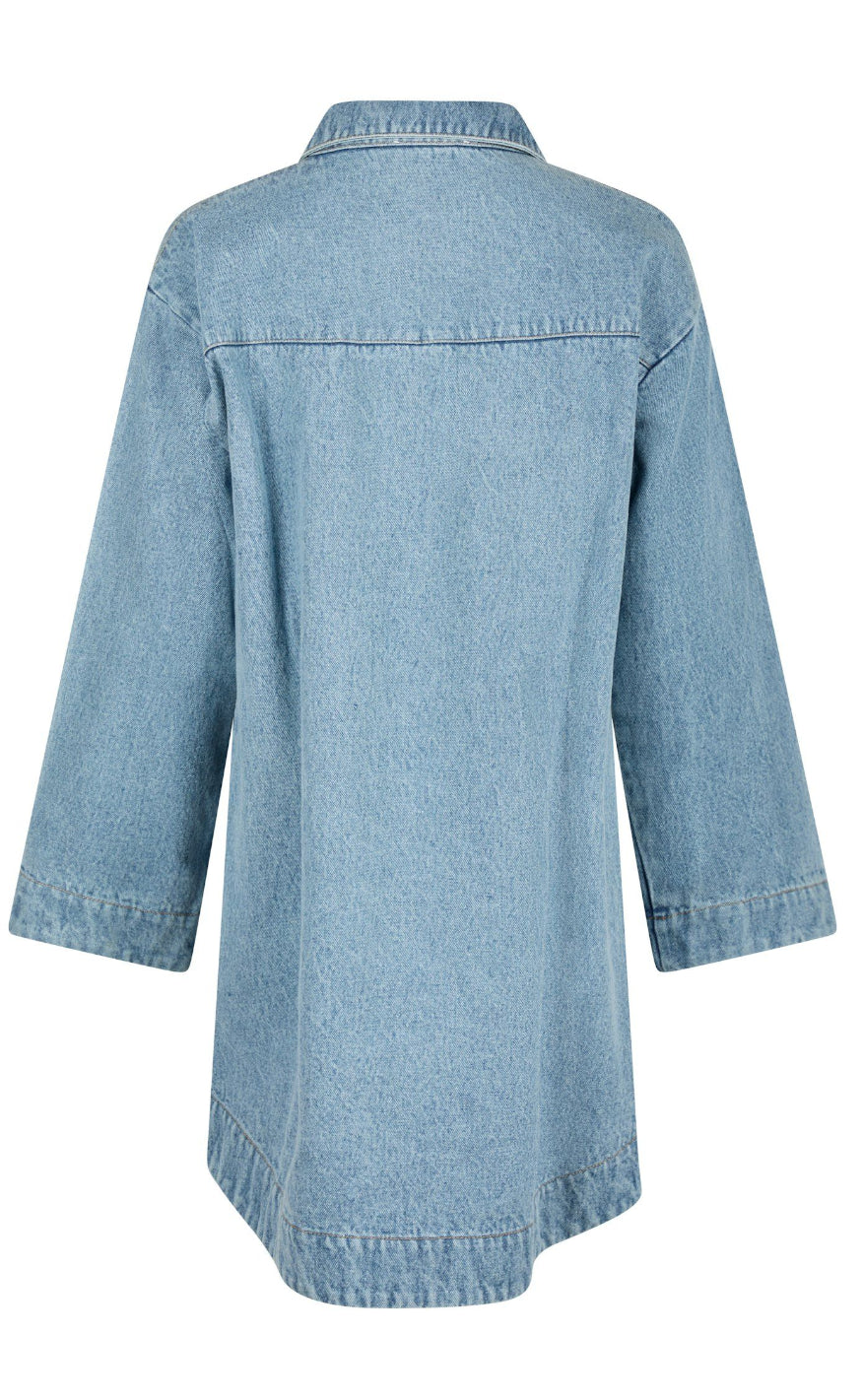 Neo Noir Kjole - Paras Denim - Smoke Blue Mode