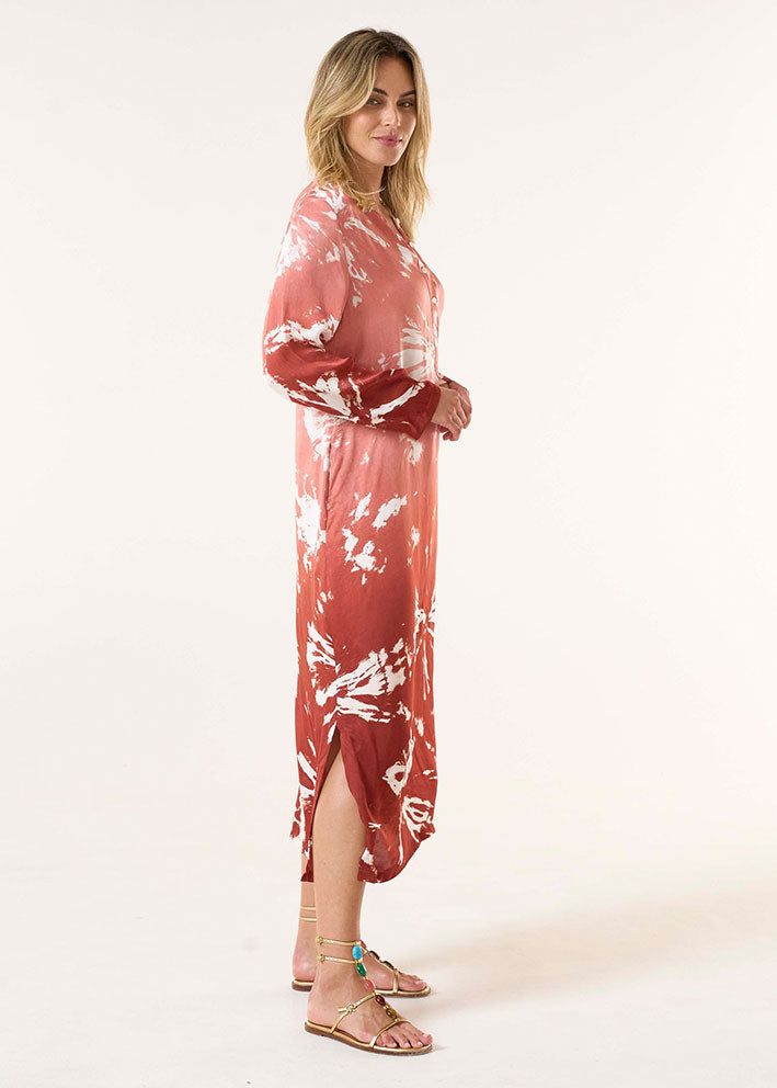 One Season Llew Maxi Kjole - Marrakesh Terracotta