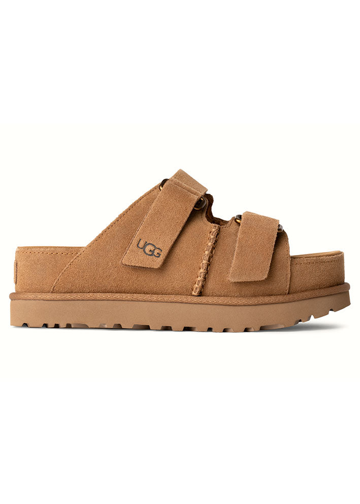 UGG Goldenstar Hi Slide Sandaler - Chestnut Rabat