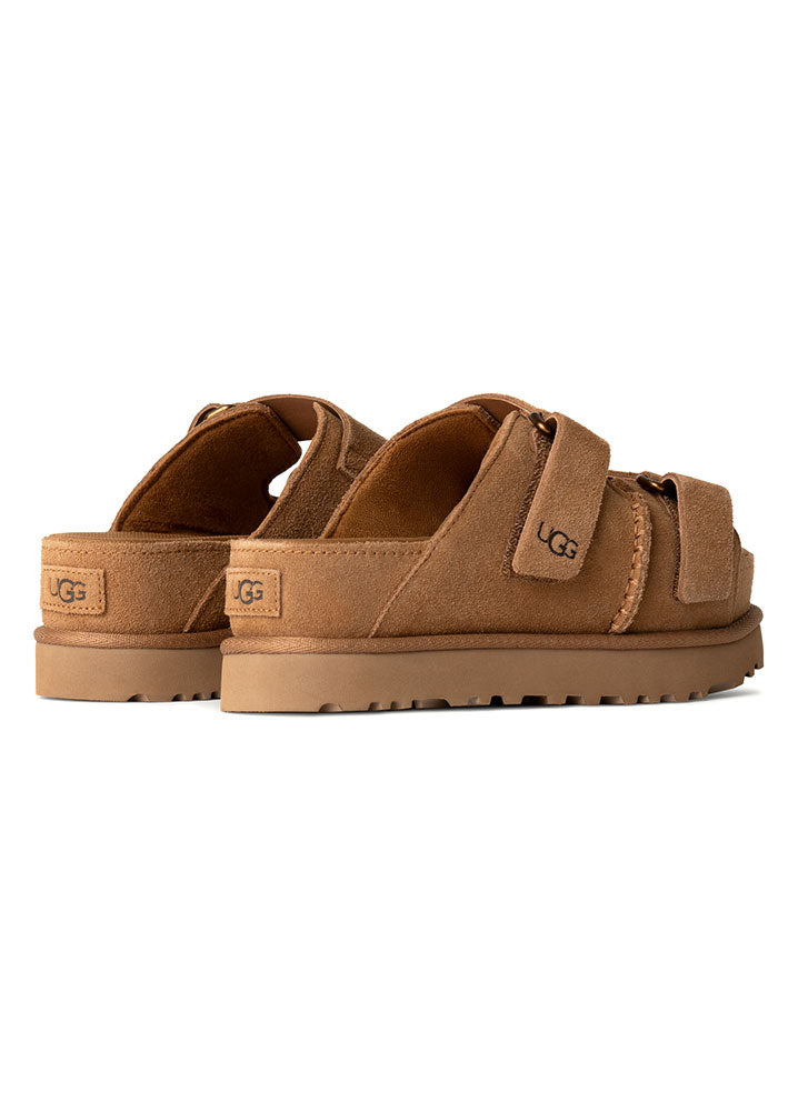 UGG Goldenstar Hi Slide Sandaler - Chestnut Rabat