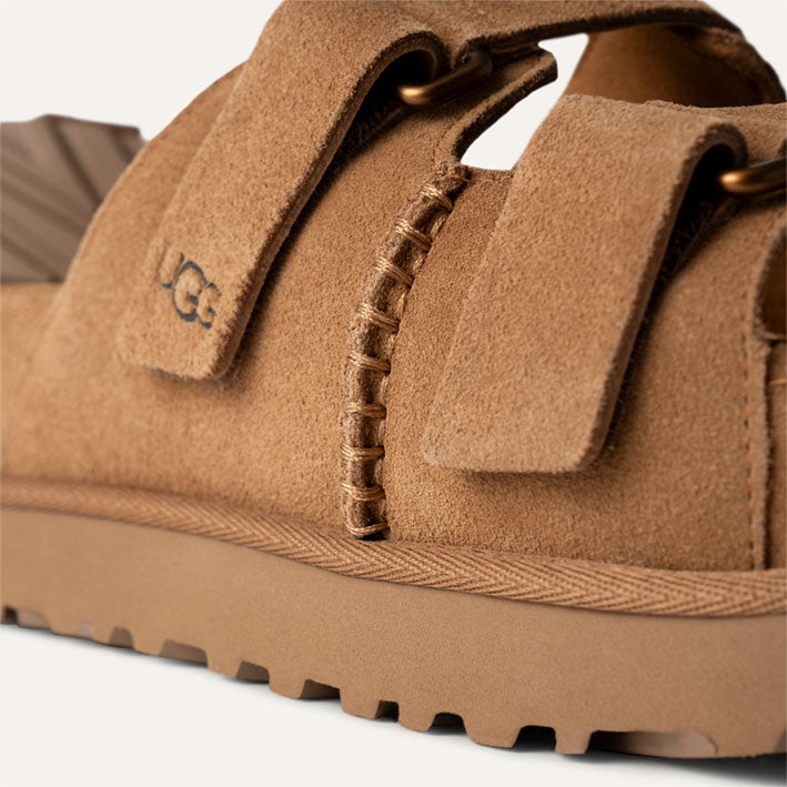 UGG Goldenstar Hi Slide Sandaler - Chestnut Rabat