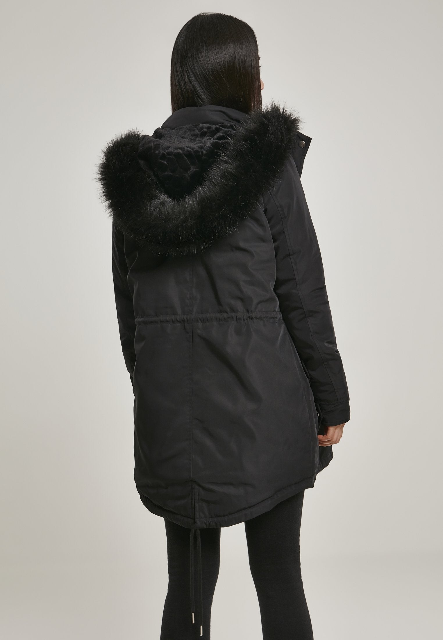 Urban Classics Ladies Faux Fur Parka