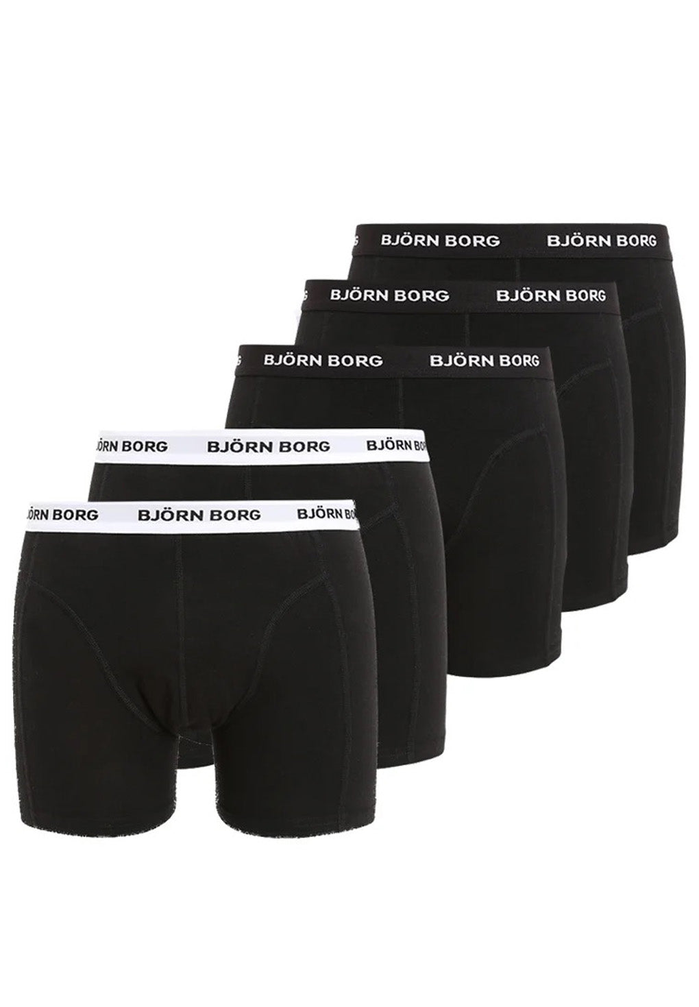 Björn Borg Solid Sammy 5-Pack