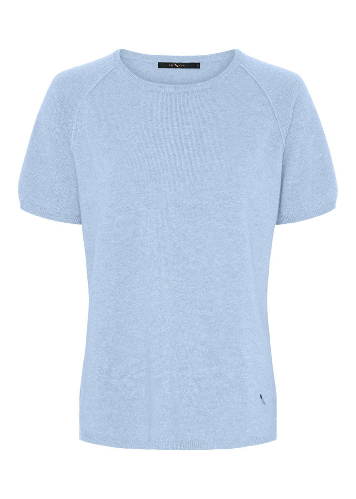 BTF CPH Cashmere SS Pullover 500081 Sky Blue