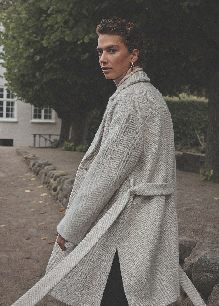 Gustav Edel wool coat 55302 Jakke - Champagne