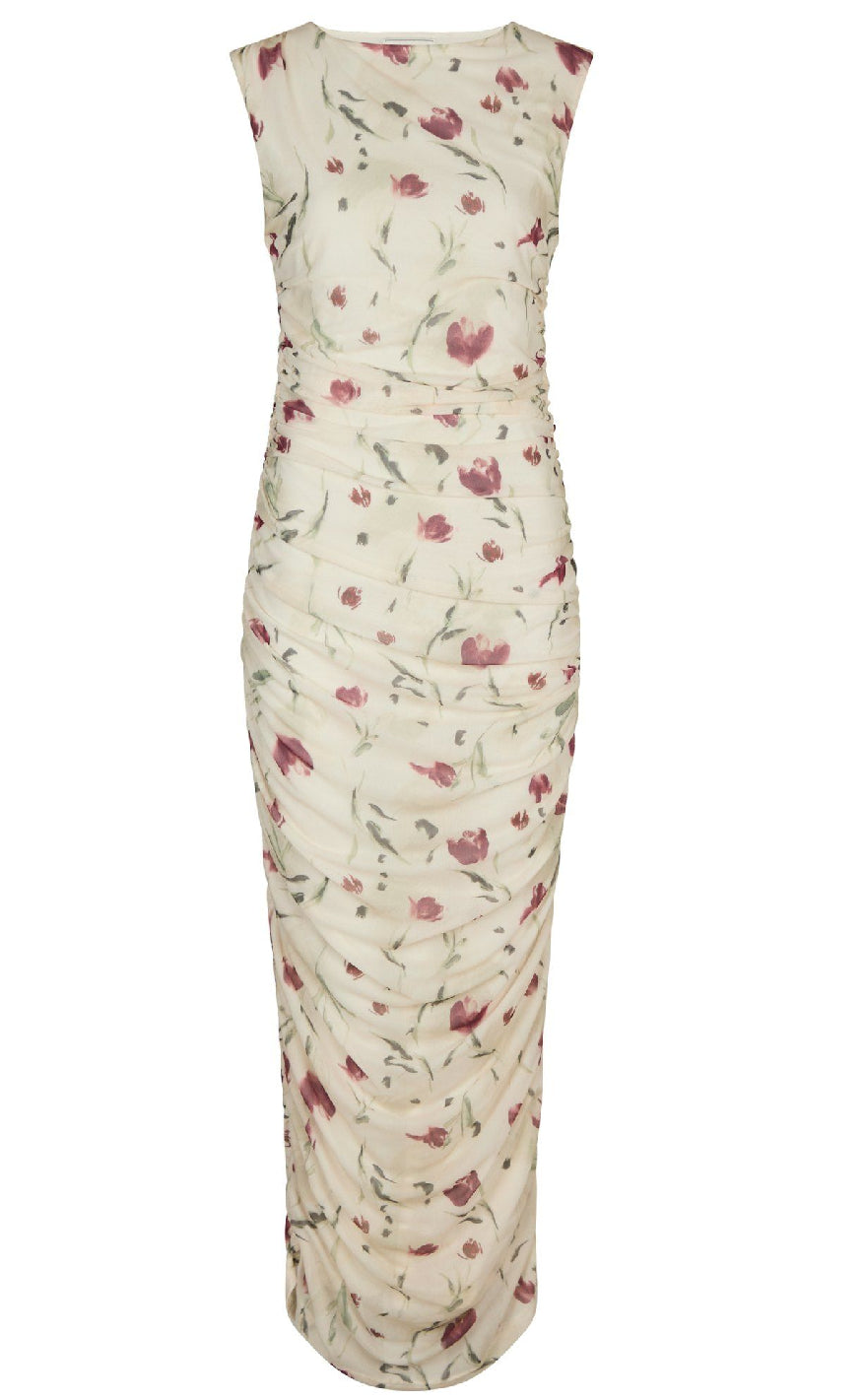Neo Noir Kjole - Corilina Artist Mesh - Creme