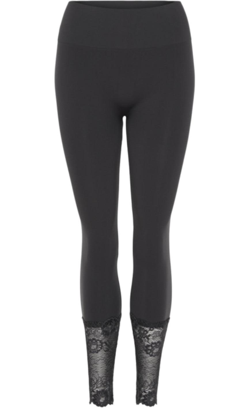 Tim & Simonsen Leggings - Martha Lace - Antracite Rabat