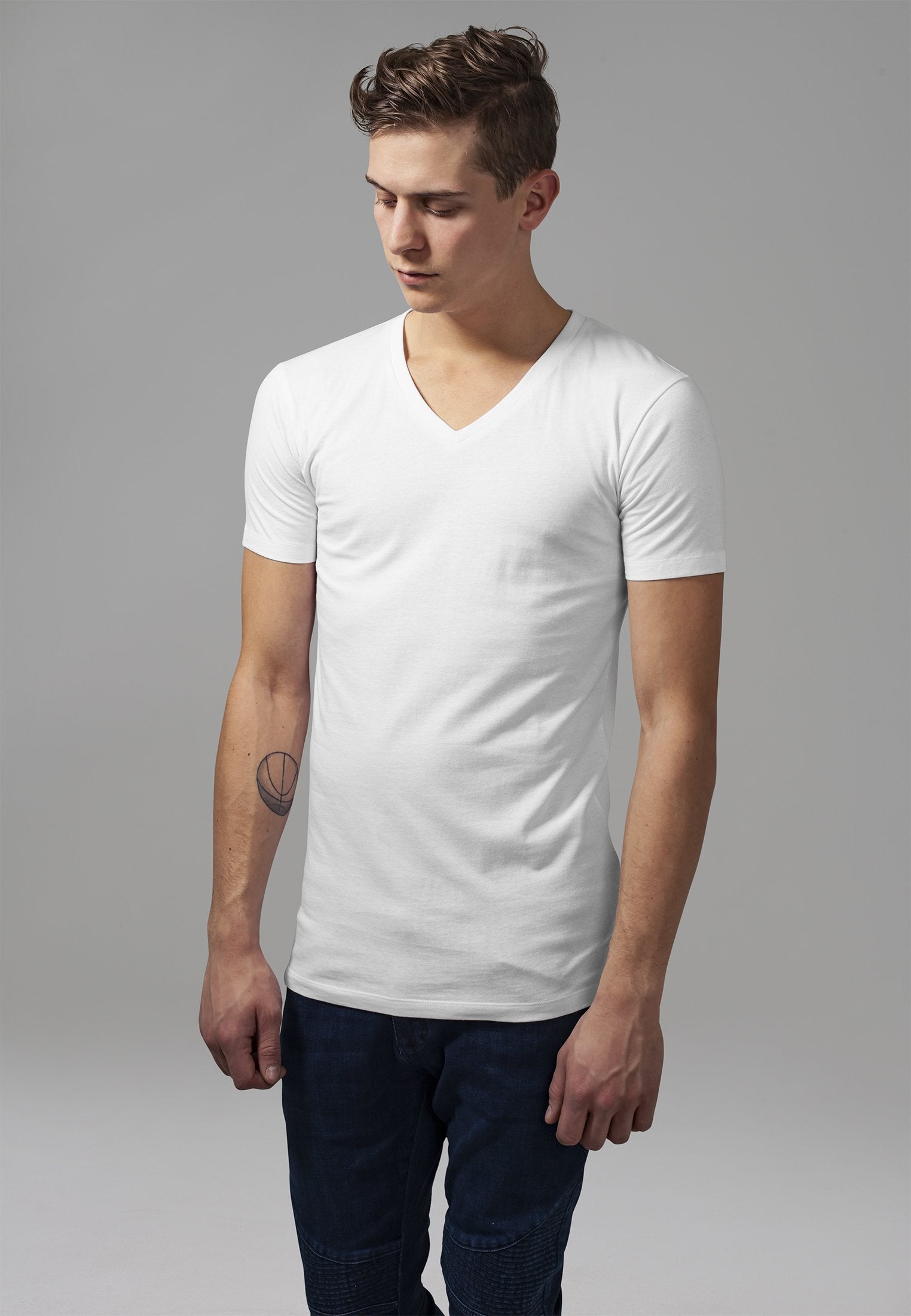 Urban Classics Basic V-Neck Tee