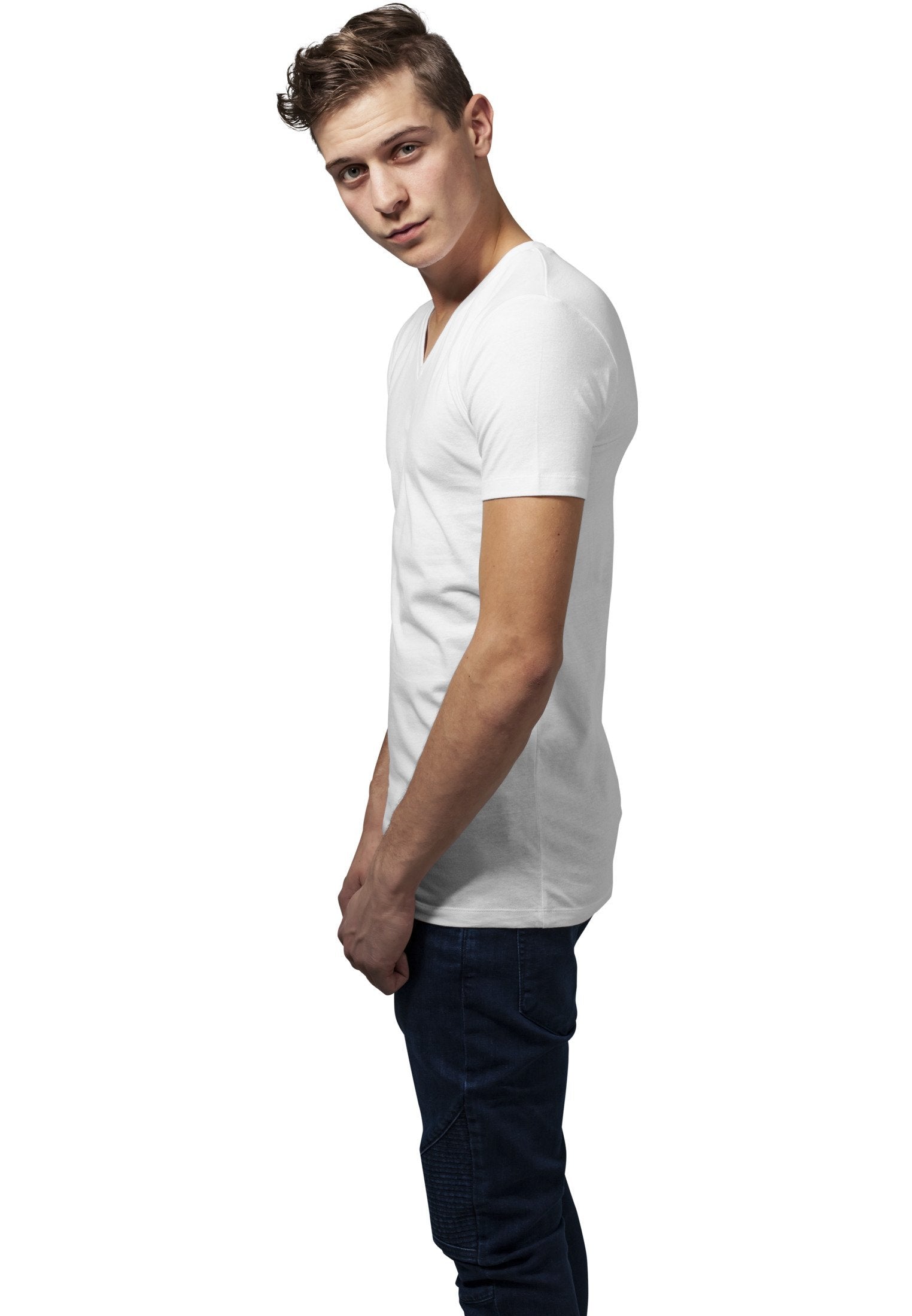 Urban Classics Basic V-Neck Tee