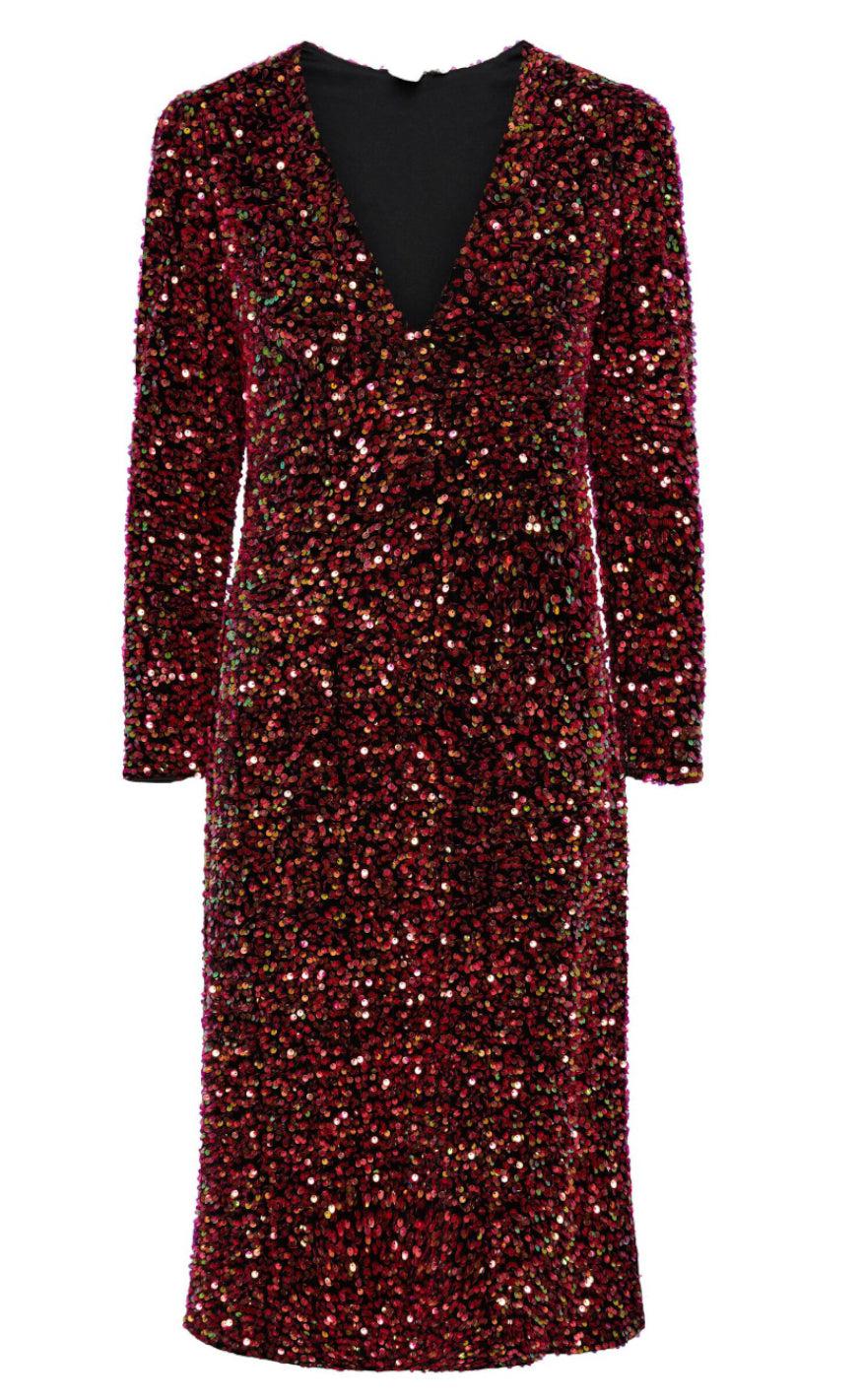 YAS Kjole - Pinko Midi - Black