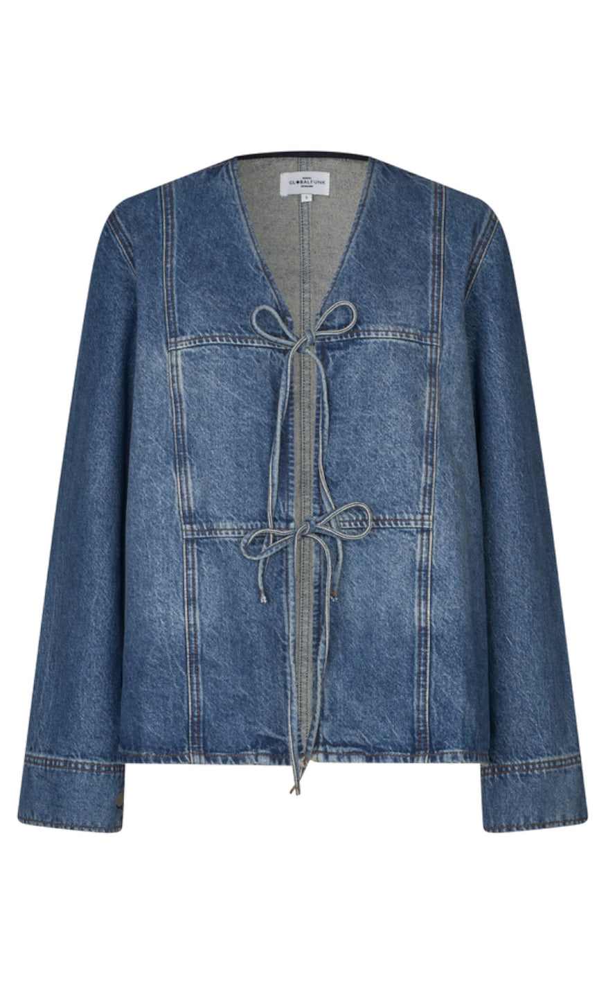 Global Funk Bluse - Panell-G - Mud Stone Wash Online salg