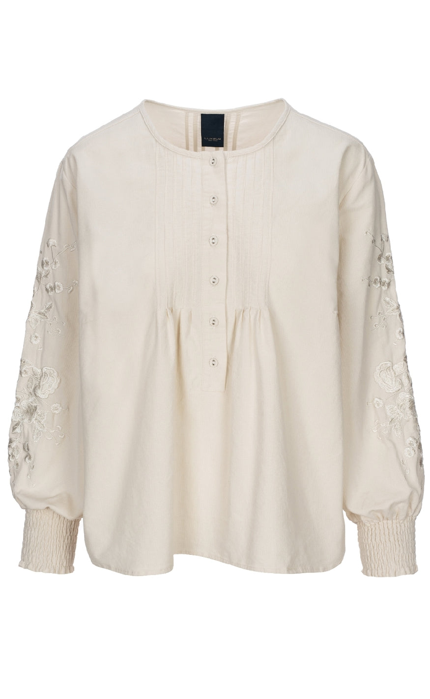 Luxzuz Bluse - Aliena - Coconut Milk