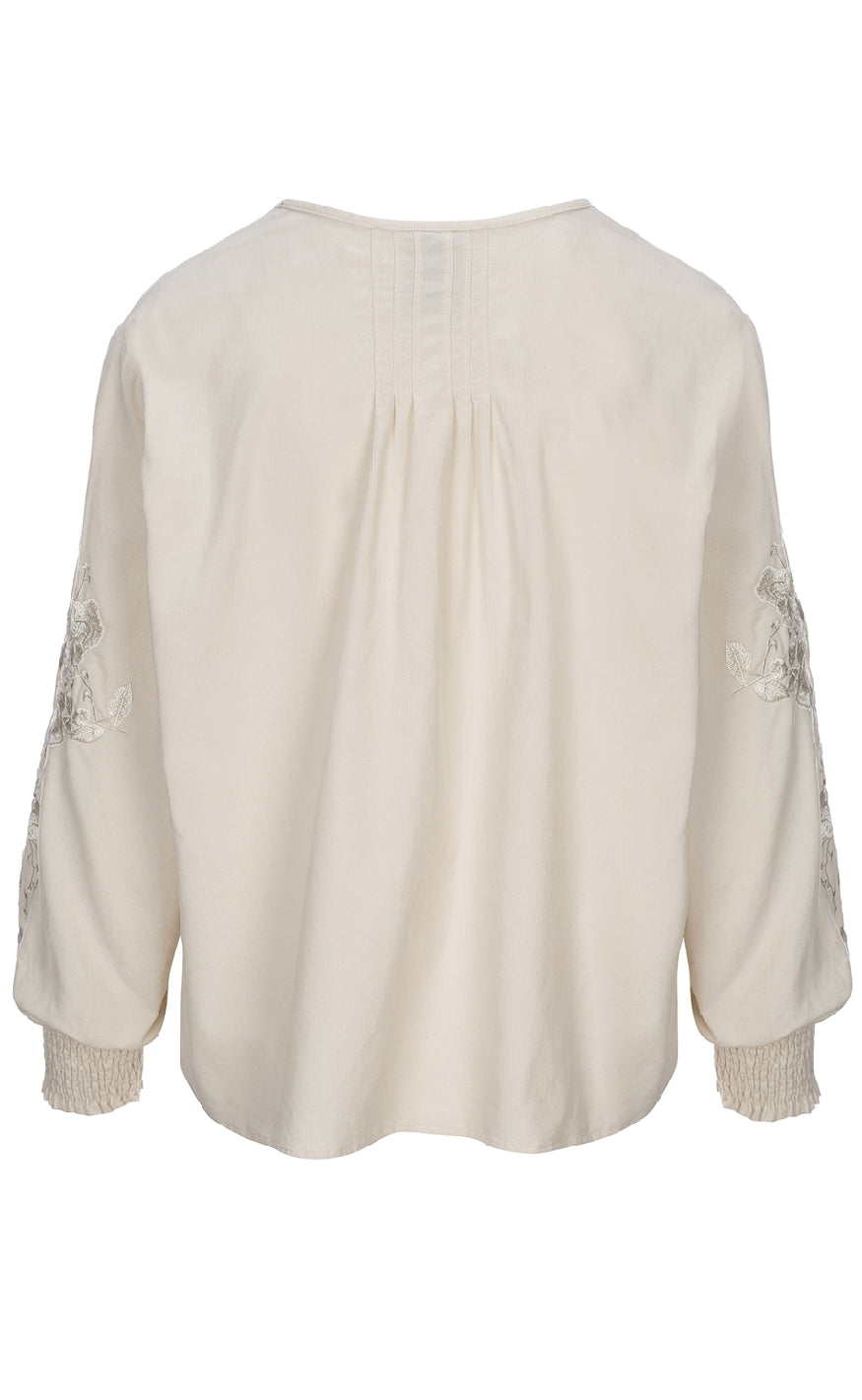 Luxzuz Bluse - Aliena - Coconut Milk